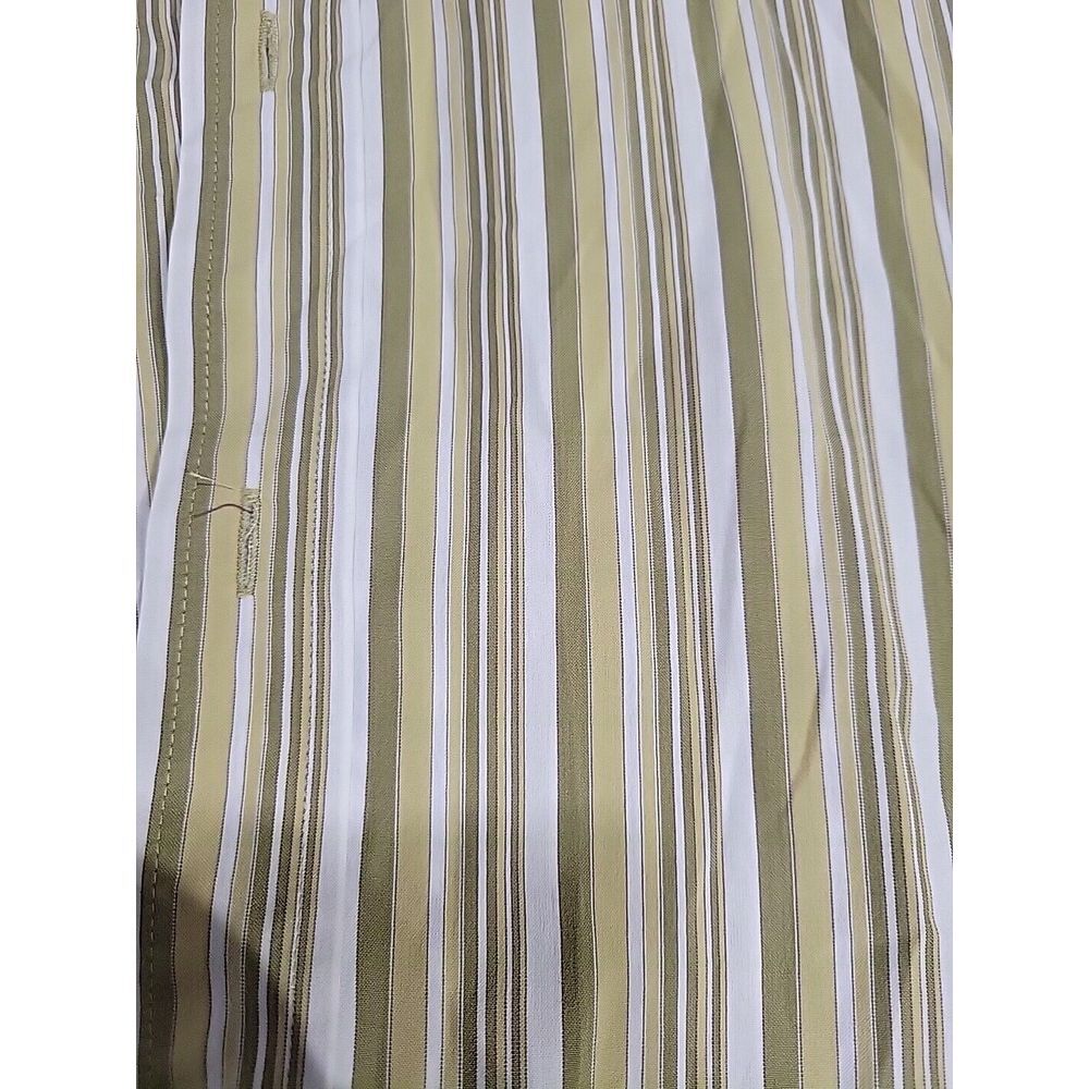 Men's DKNY Shirt - Small‎ - Striped - Gold/white - Picture 2 of 7